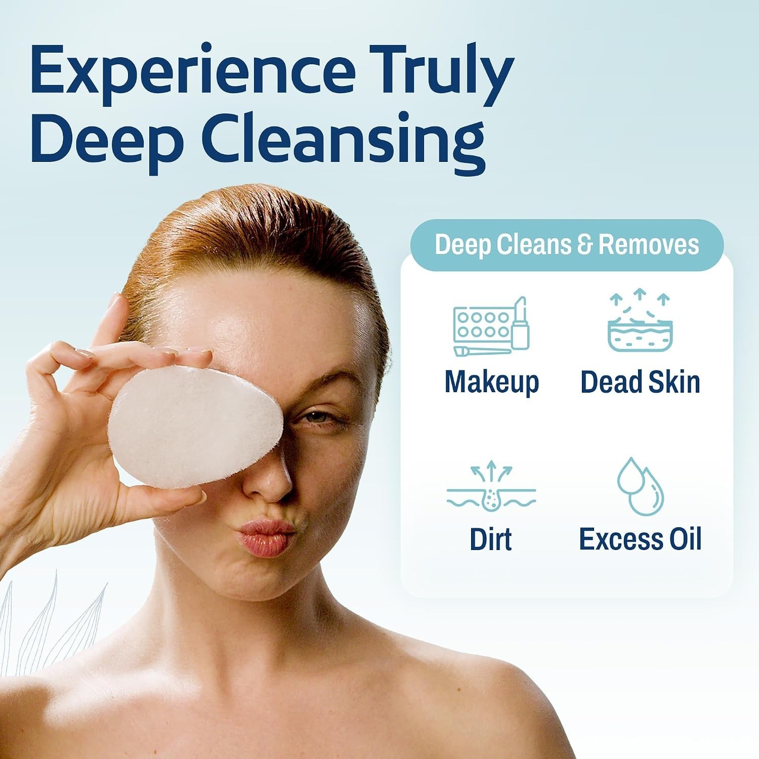 HartFelt [10 Pack] Regular Exfoliating Facial Sponge for Face – Daily Cleansi…