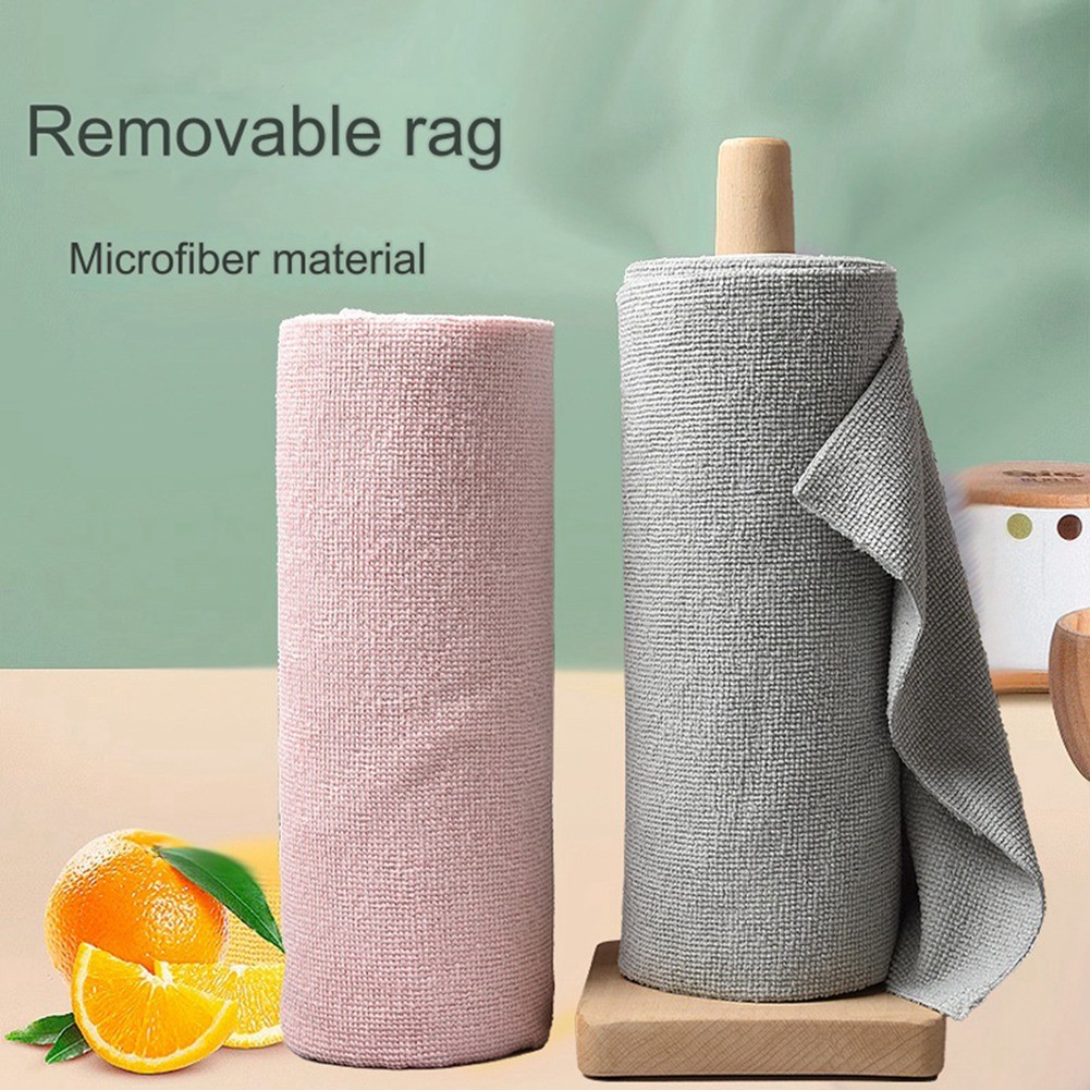 Reusable Cleaning Wipe Household Microfiber Towel Rolls Dish Rags Wash 9150