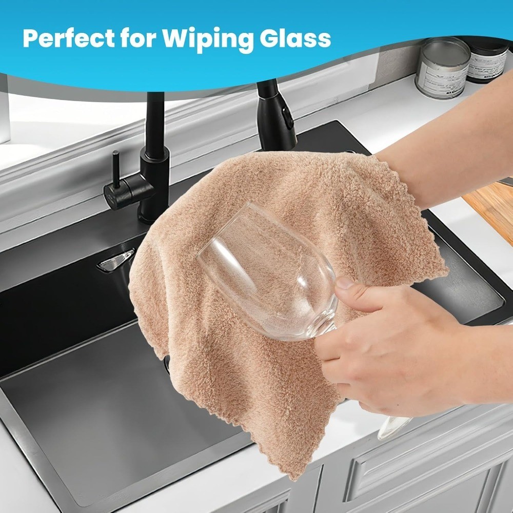 12 Pack Cleaning Cloth,Ultra Soft Absorbent Quick Drying Microfiber Cleaning