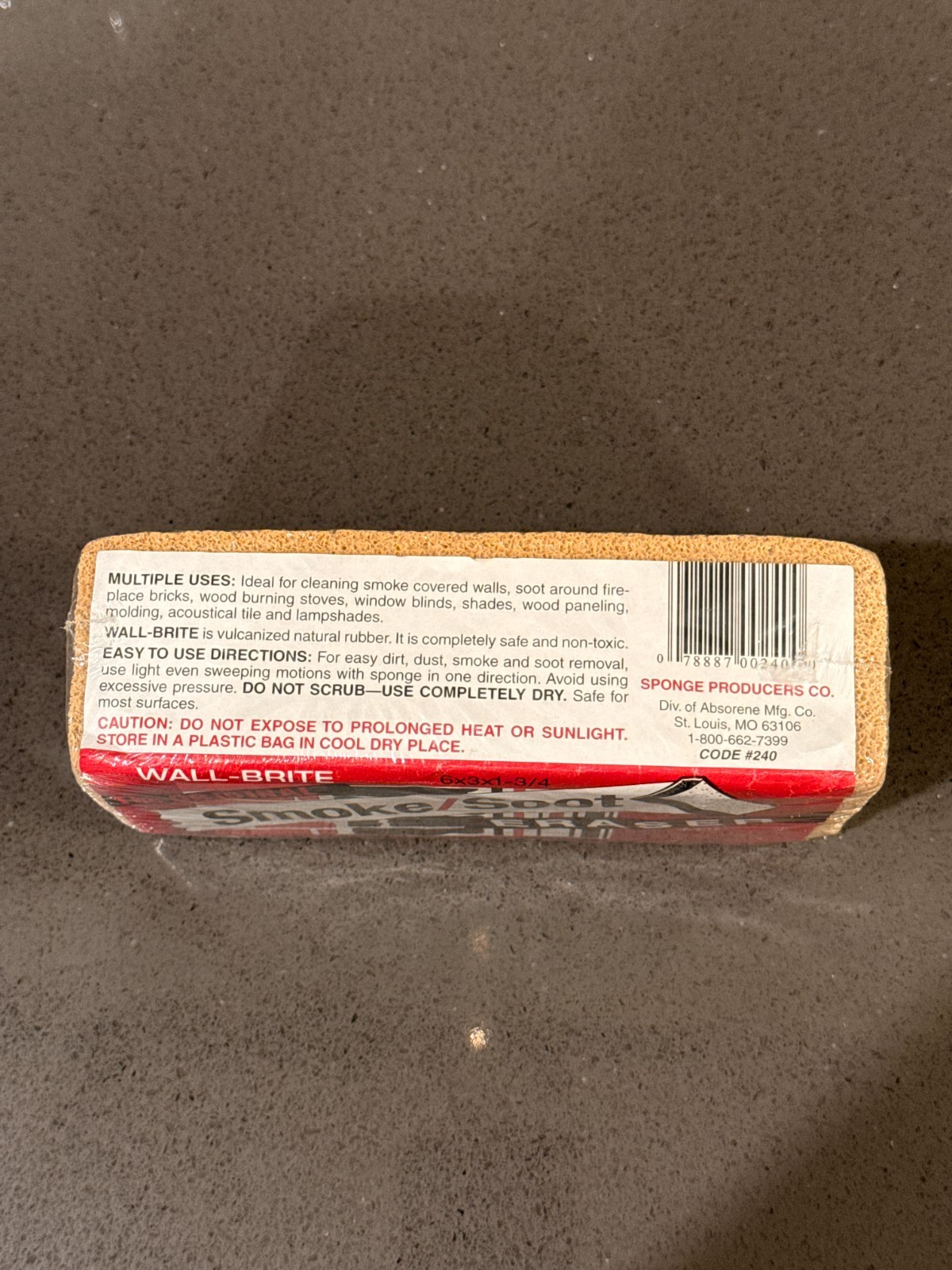 Absorene Original Smoke/Soot Eraser – Sealed