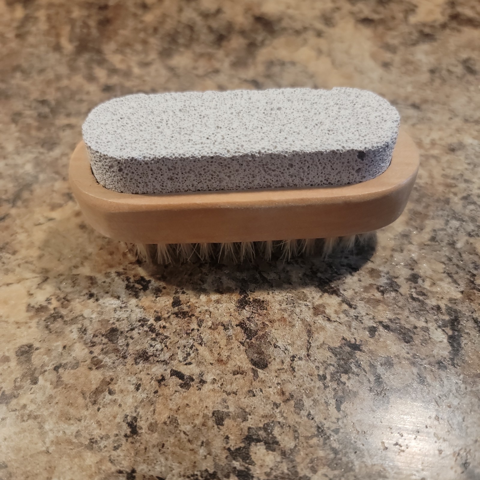 Foot Scrubber Brush with Pumice Stone for Feet Hands, 1 Count (Pack of 3)