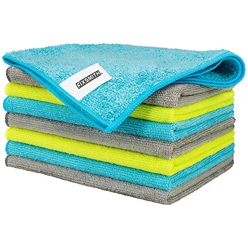 Microfiber Cleaning Cloth – Pack of Size: 12 x 16 in, 8 3 Colors Assorted