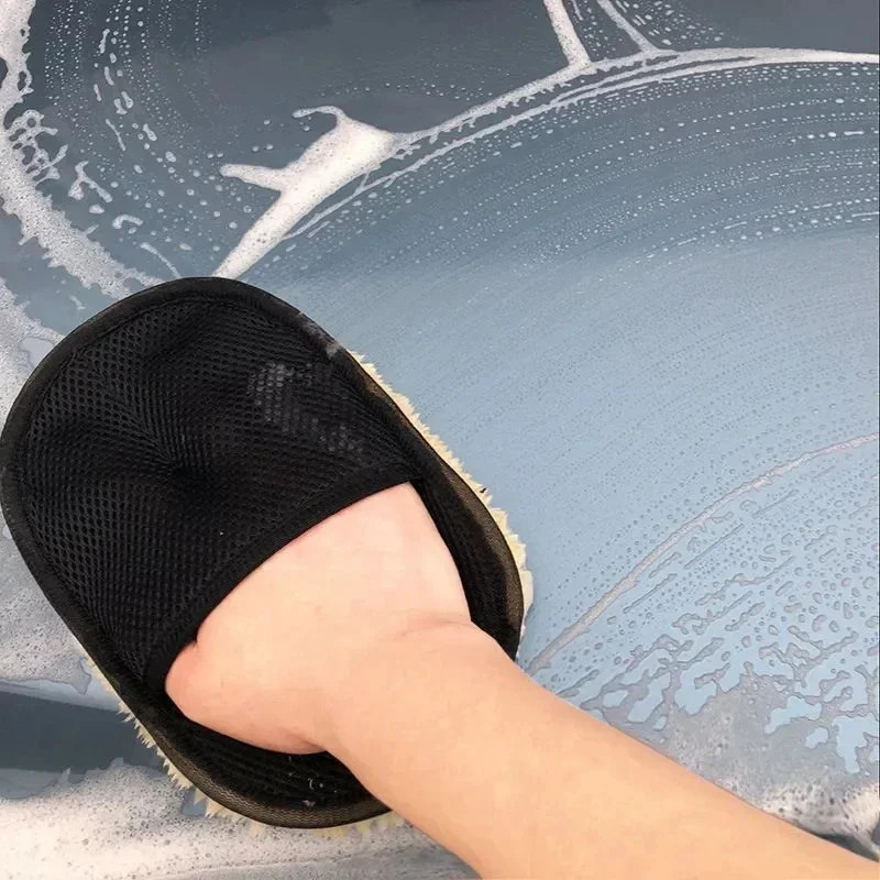 1/10Pcs Car Cleaning Sponge Glove Car Polishing Washing Mitt Gloves