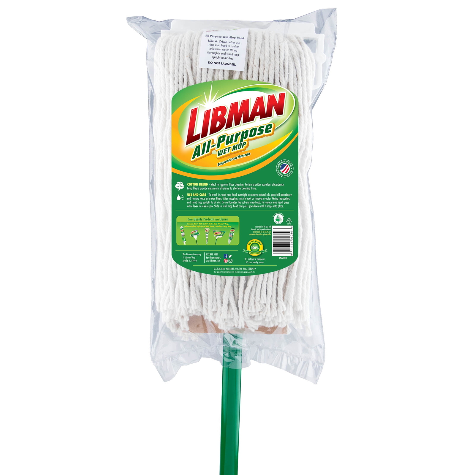 Cotton Blend Wet Mop Cut End All Purpose