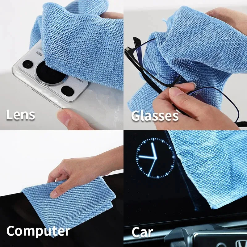 Anti-Static Microfiber Cleaning Cloth – Multi-Use Wipes for Computer, Car, Glass