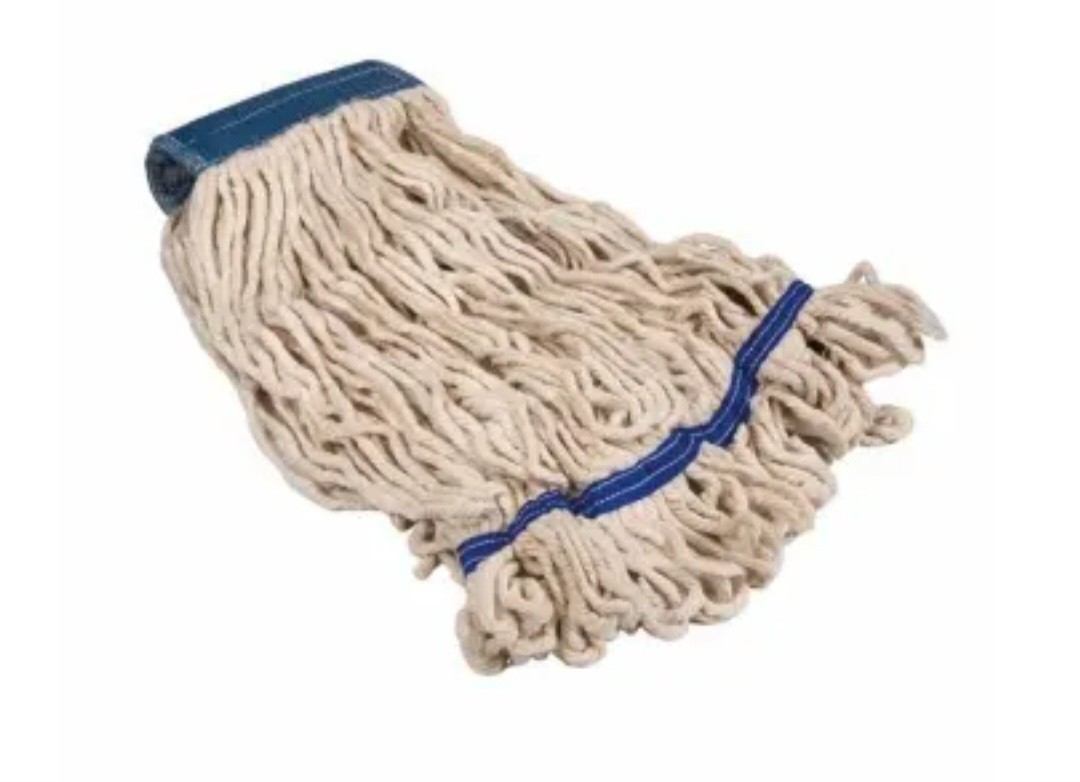 Renown 5 In. Headband 24 Oz. White Blend Looped String Mop CASE (12 Mop Heads)