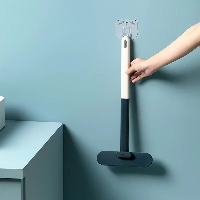 Multifunction Window Cleaning Brush Long Handle Glass Wiper Wet Dry Dust Cleaner