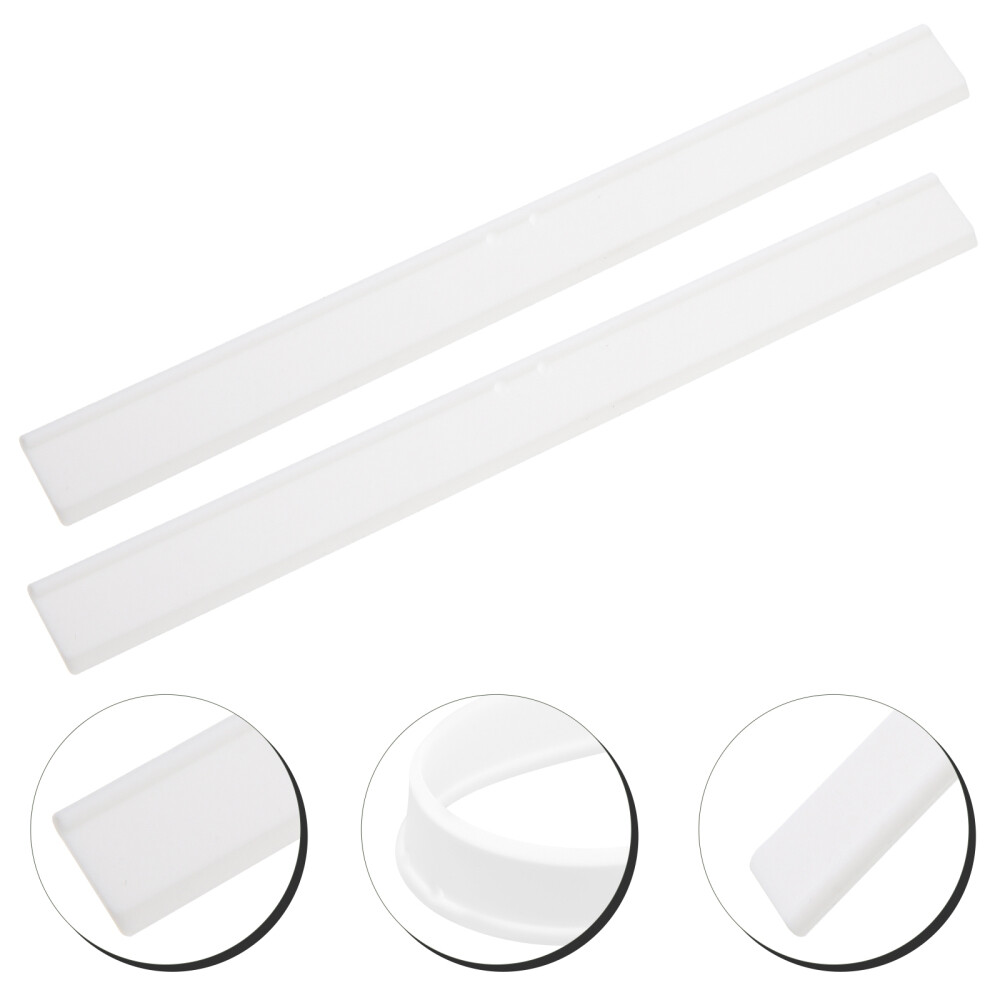 2pcs Silicone Squeegee Scrubber Refill for Car Window Glass Shower (25CM)