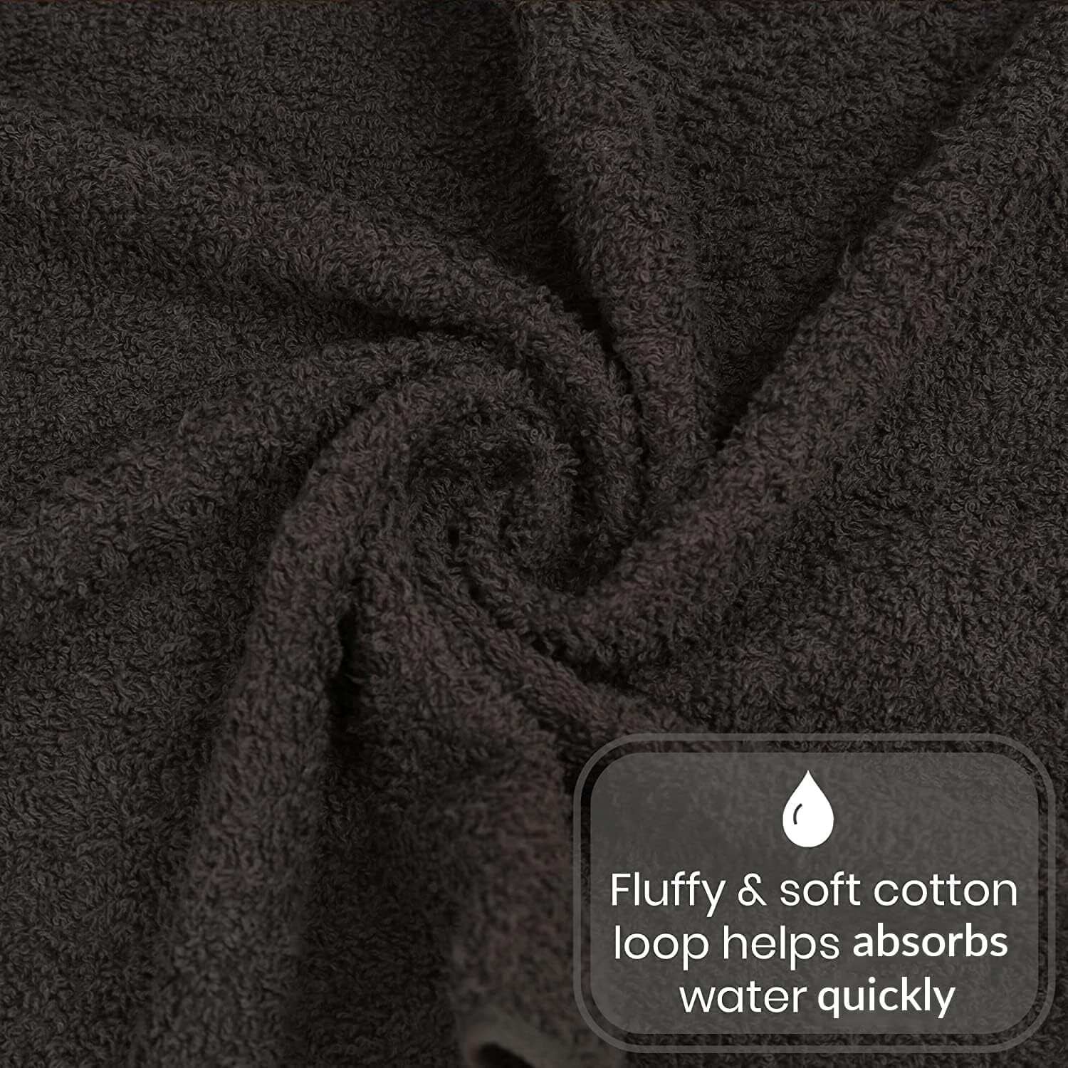 Wash Cloth Towels Set 13×13 Premium Cotton Bulk Pack of 12,24,36,48,60,120,300