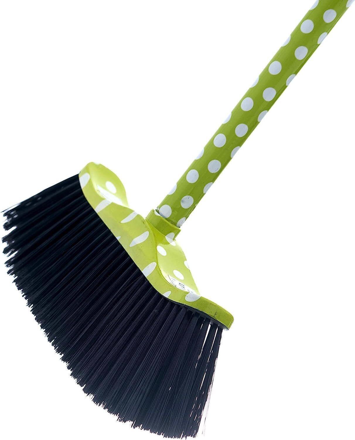 Superio Essential Multi Surface Broom (Green Polka Dot Colored)
