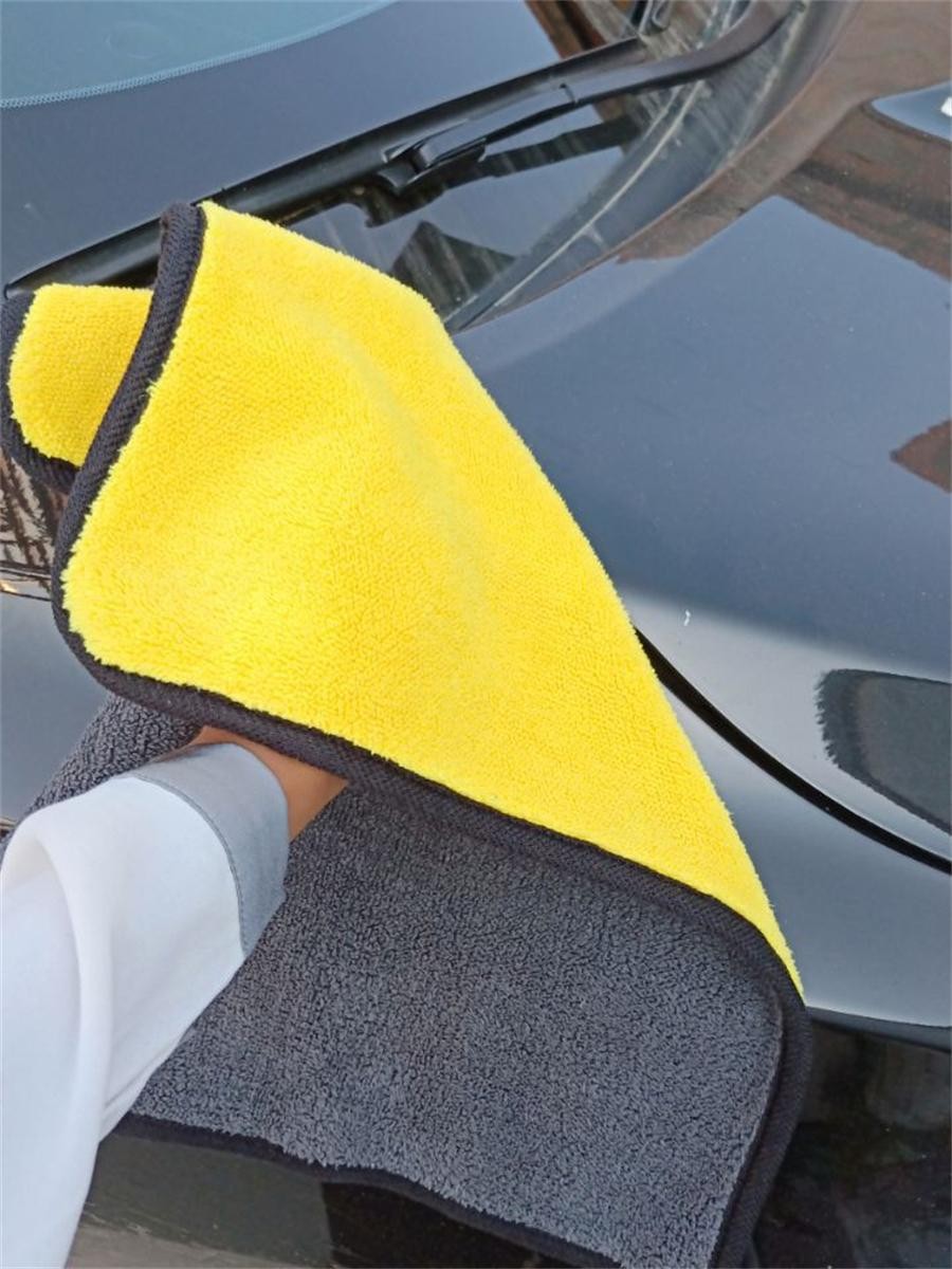 1/2/6pcs Microfiber Cleaning Towel Car Cleaning Cloths Professional Detailing Ca