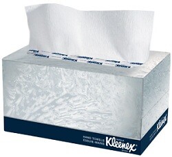Kleenex Paper Towel #01701 White, 9 x 10.5, Pop Up – Box of 120 – 2 PACK