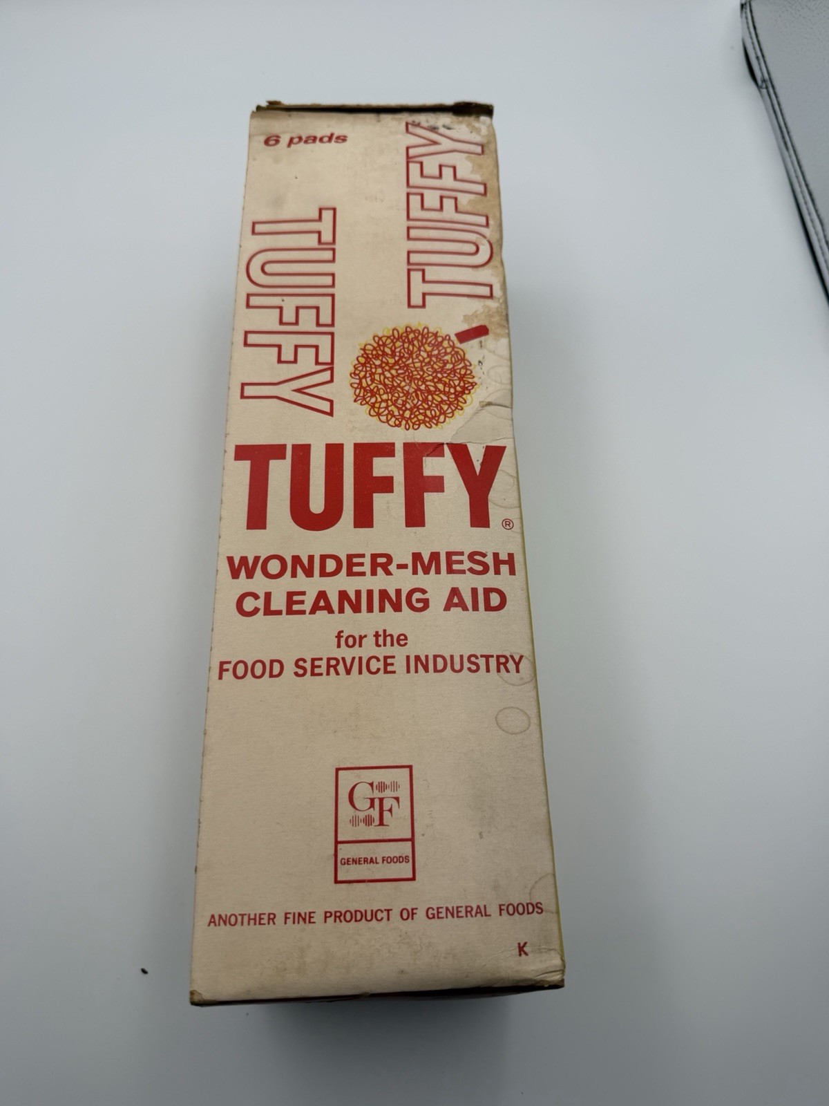 SOS Tuffy Dishwashing Pads 6 Pack Orange Yellow Discontinued NWOT USA (Read)