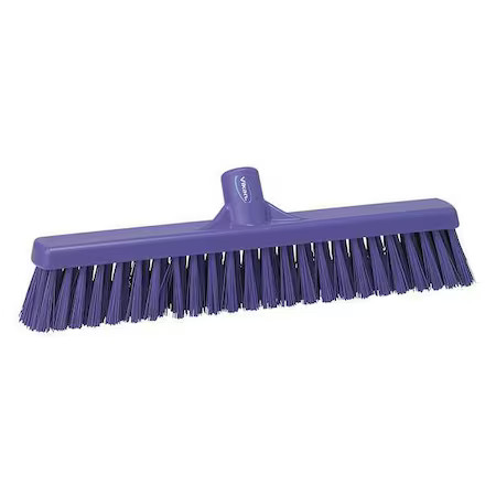 Vikan 31798 16 In Sweep Face Broom Head, Medium, Synthetic, Purple