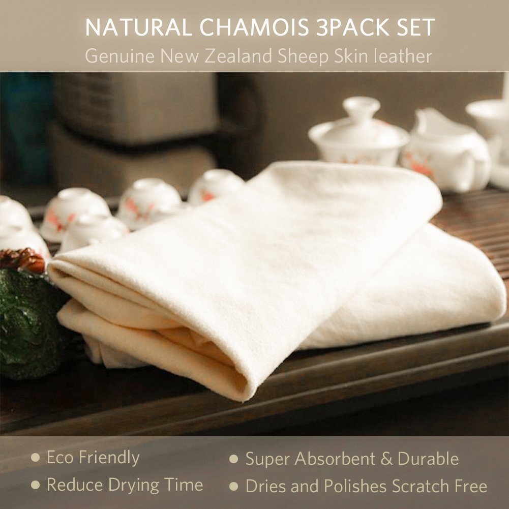 Chamois Cleaning Cloth Natural Chamois Drying Cloth Car Drying Towel Real