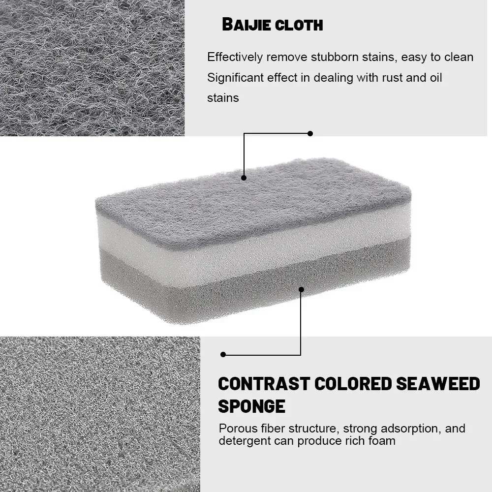 Kitchen Cleaning Sponges Non Scratch Dish Washing Scouring Pads Multi Pack