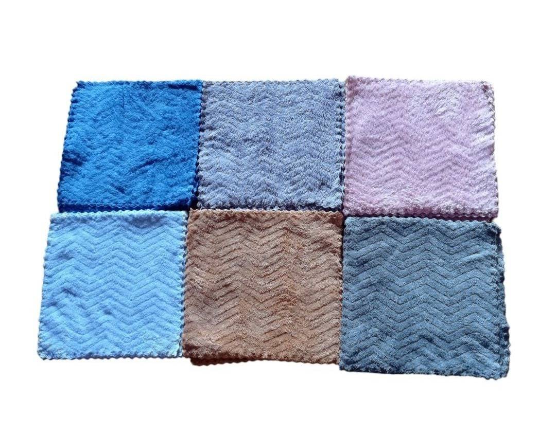 20pcs of 10×10 in microfiber soft absorbent kitchen cleaning towels, rags