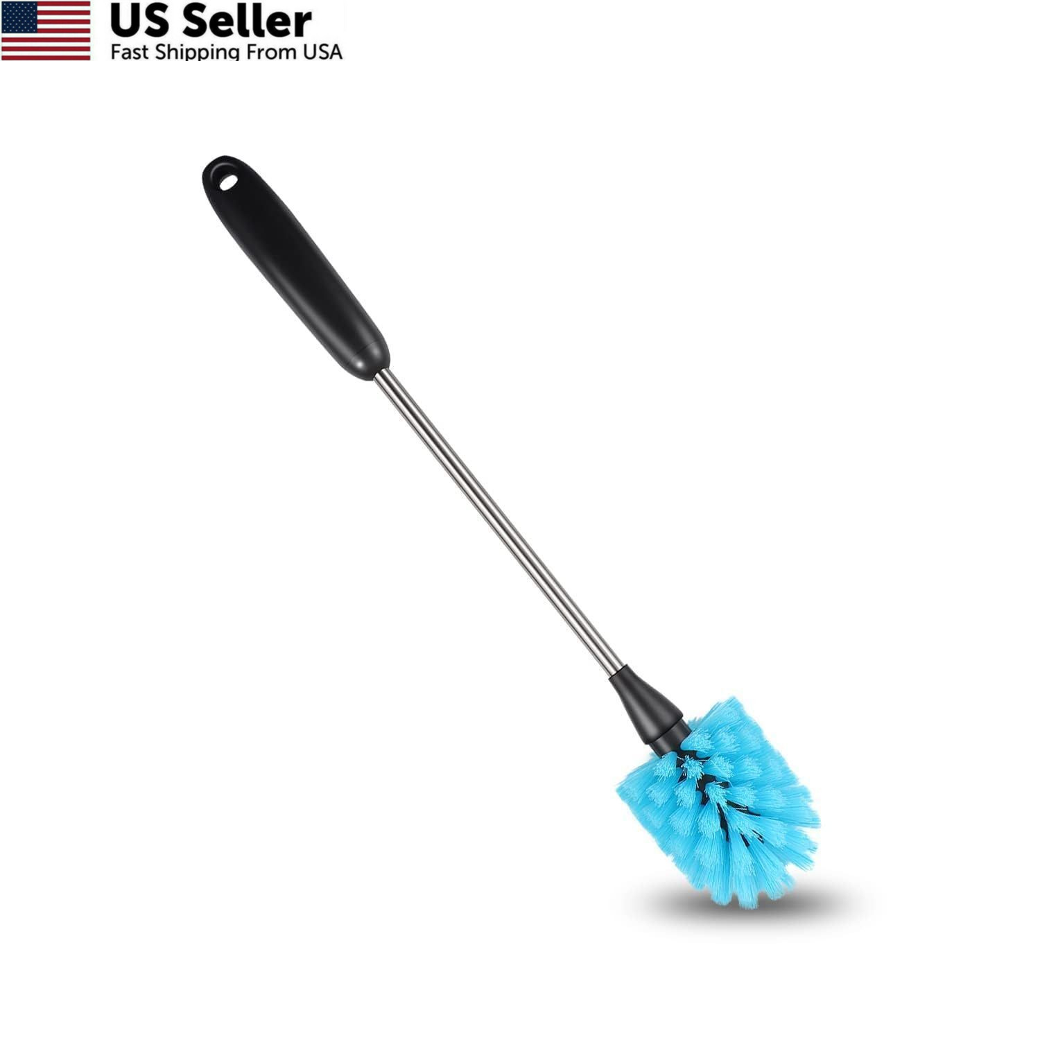 Bottle Brush,15-inch Long, Brush Cleaner, Scrubber, Blue
