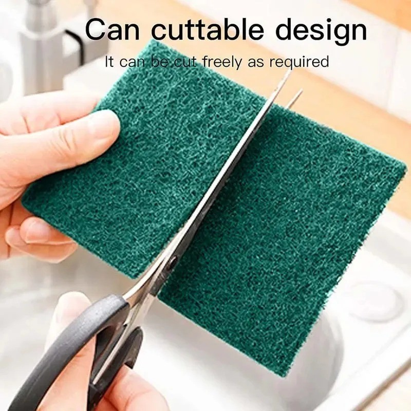 10/20/30 Pcs Scrub Pads Household Kitchen Oil Removal Dishwashing Pads – NEW