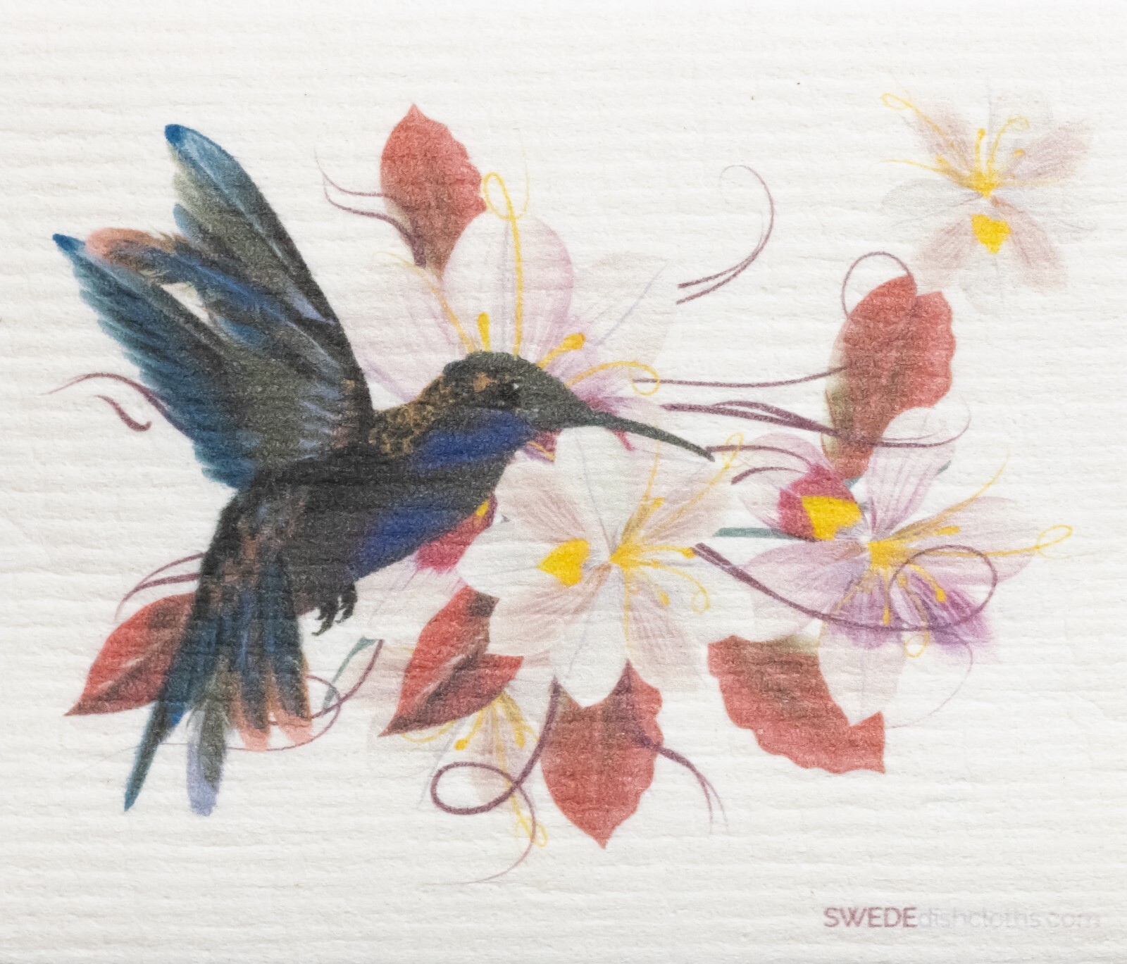 Swedish Dishcloths Mixed Hummingbirds Set of 3 cloths Eco Friendly Cloths