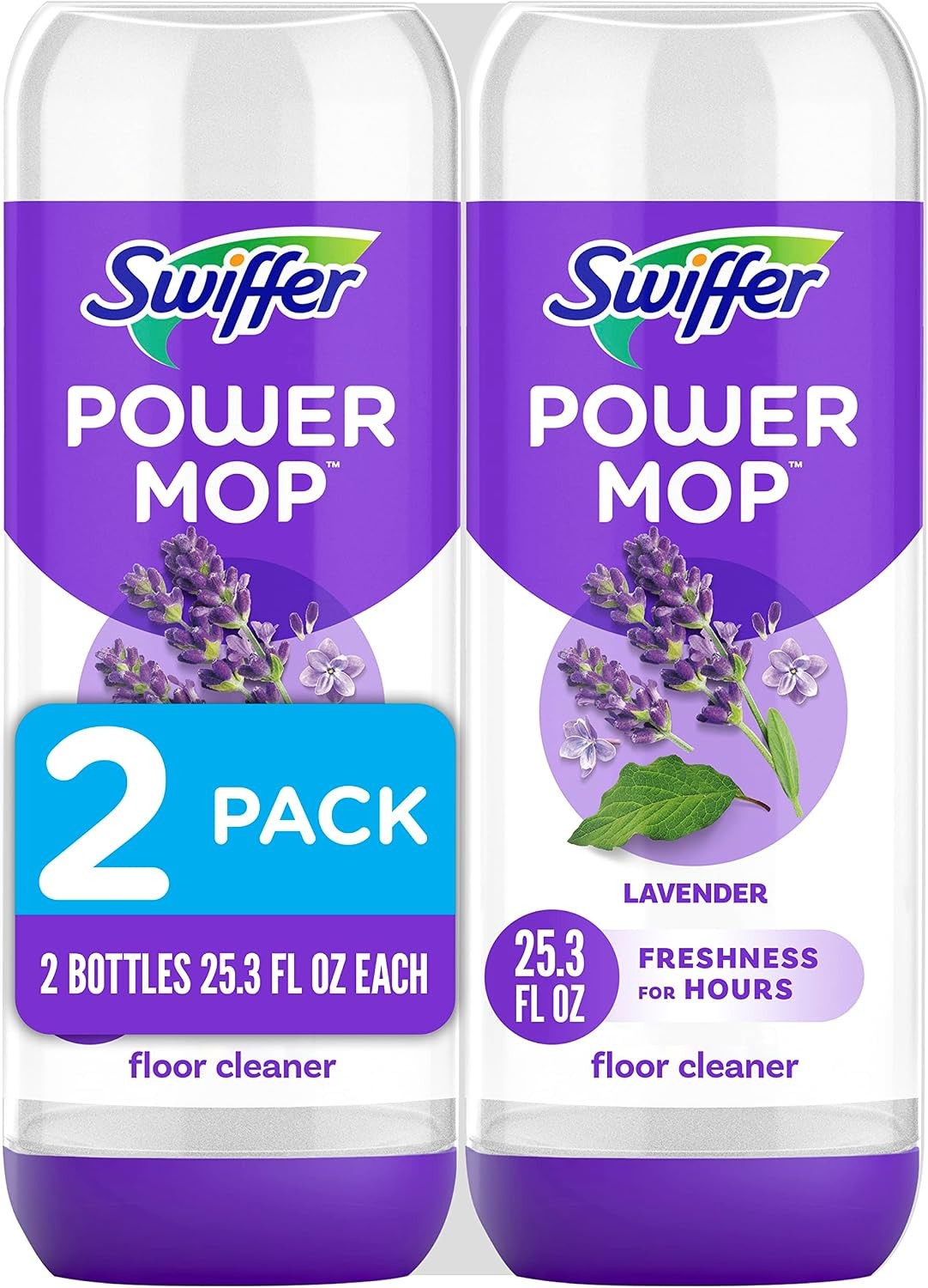 Swiffer Power Mop Refill Solution, Floor Cleaner for Mopping Tile, Vinyl, Lamina