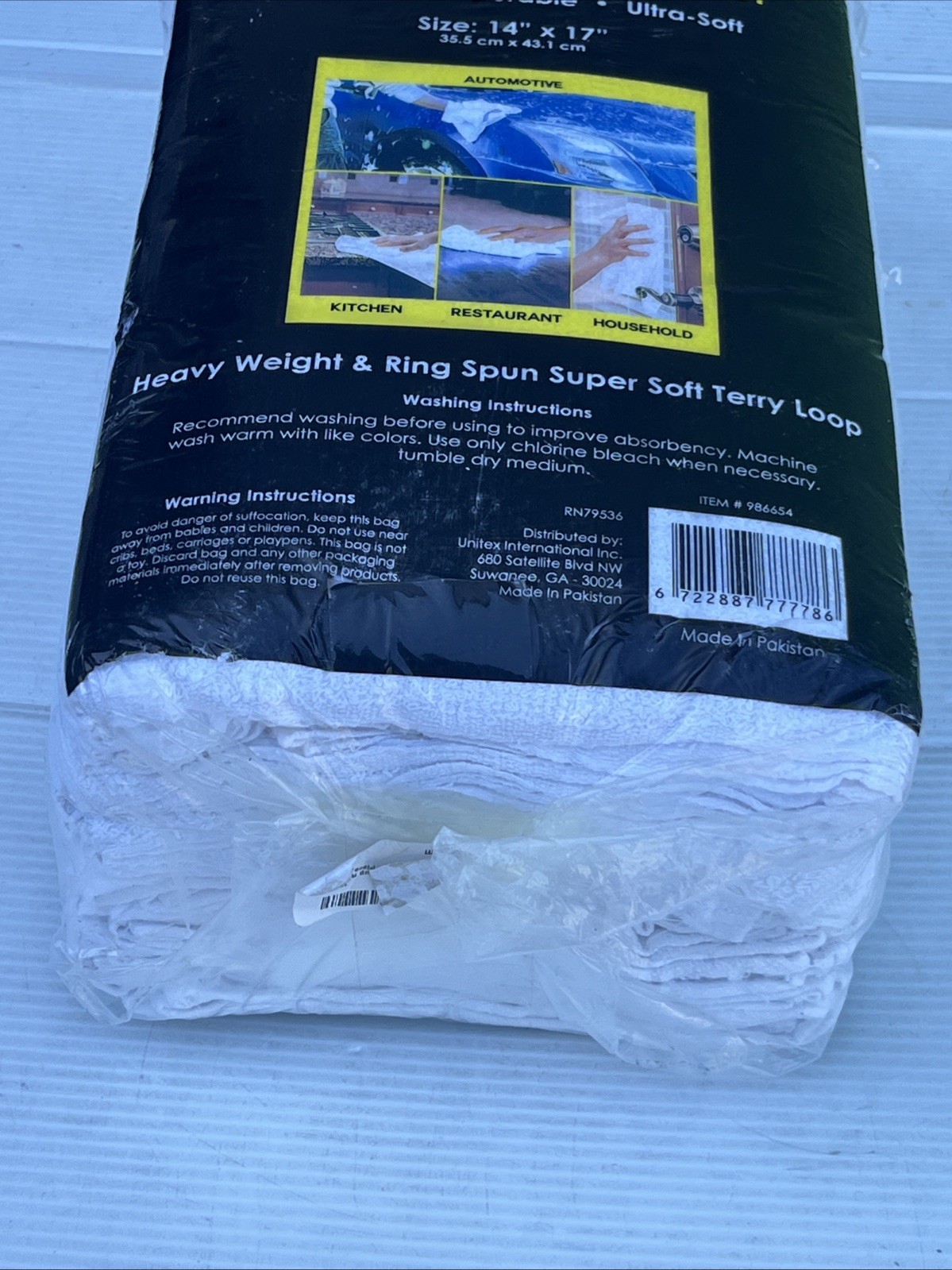 52- Pack Green Lifestyle 14 X 17 100% Cotton Heavy Weight Terry Towels New