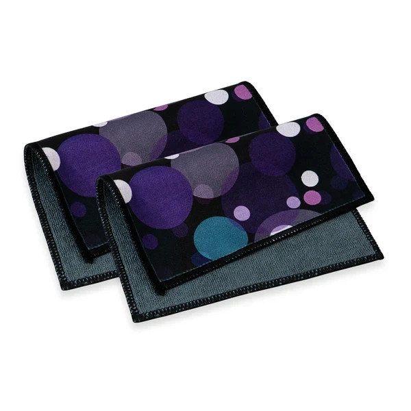 Quick Cloth Microfiber Glasses Cleaning Cloths – 5×7, Dog , 2 Pack with Case