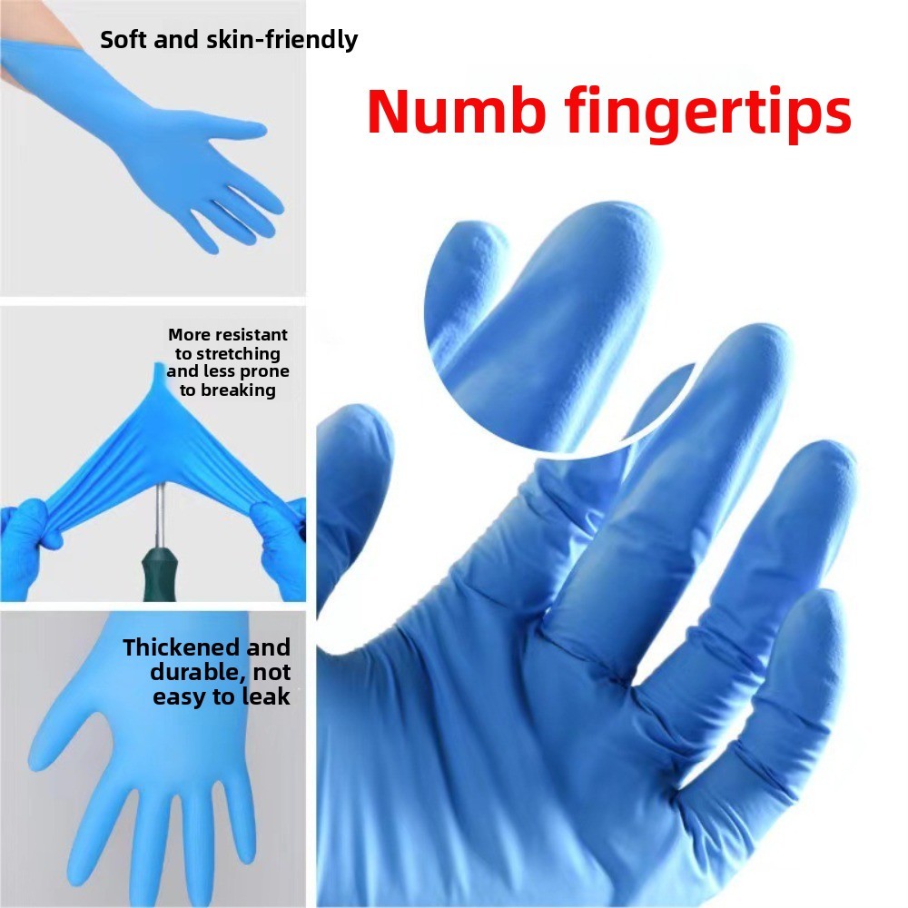 Nitrile Disposable Gloves High Elasticity Powder Free 100/1000 Pack