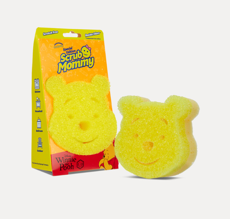 Scrub Daddy Limited Edition Winnie the Pooh Piglet & Tigger Cleaning Sponges