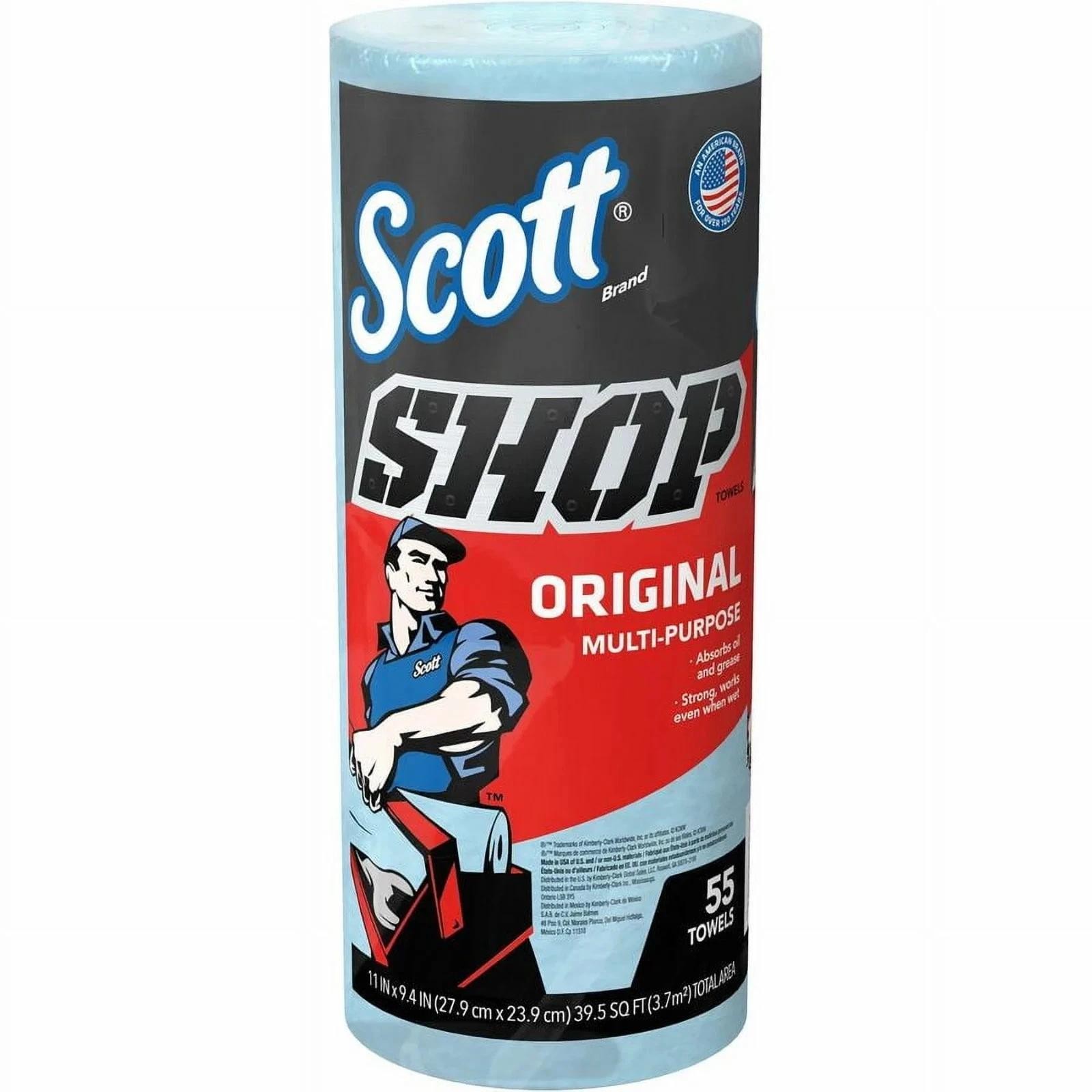 Shop Towels Roll Heavy Duty Paper Towels Absorbent Oil Grease Cleaning
