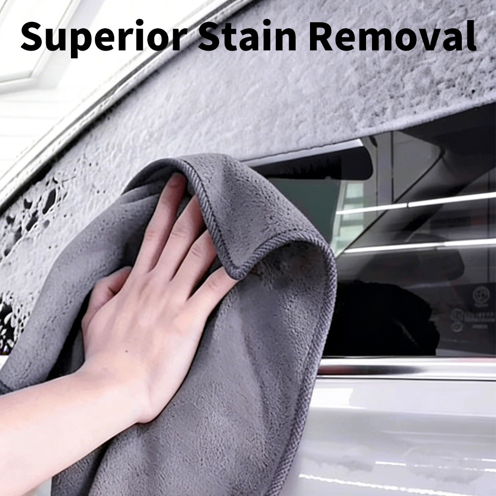 5PCs Microfiber Cleaning Cloth Towel Rag Car Polishing No Scratch Auto Detailing