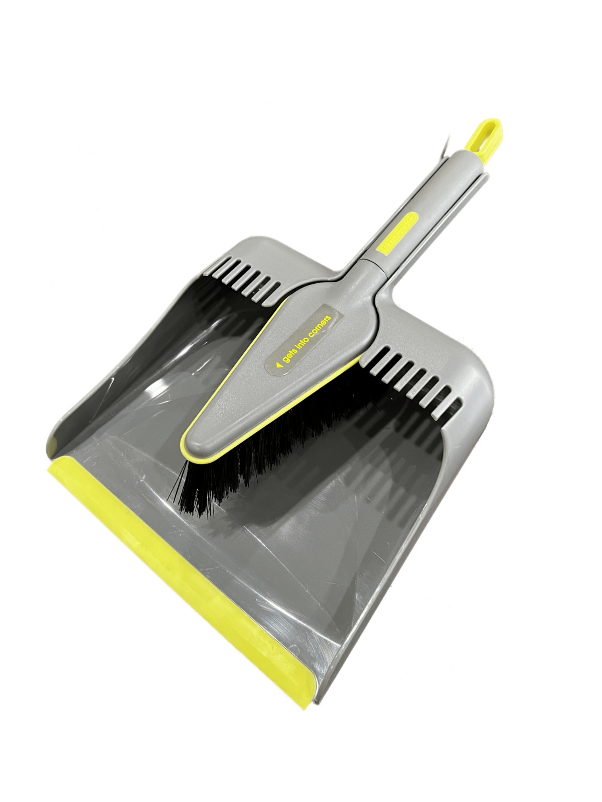 Dustpan And Brush Set For Cleaning, Beige, Made In China