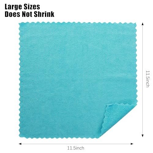 Microfiber Cleaning Cloth – Reusable Cleaning 12 Pack Green/Blue/Yellow/Pink