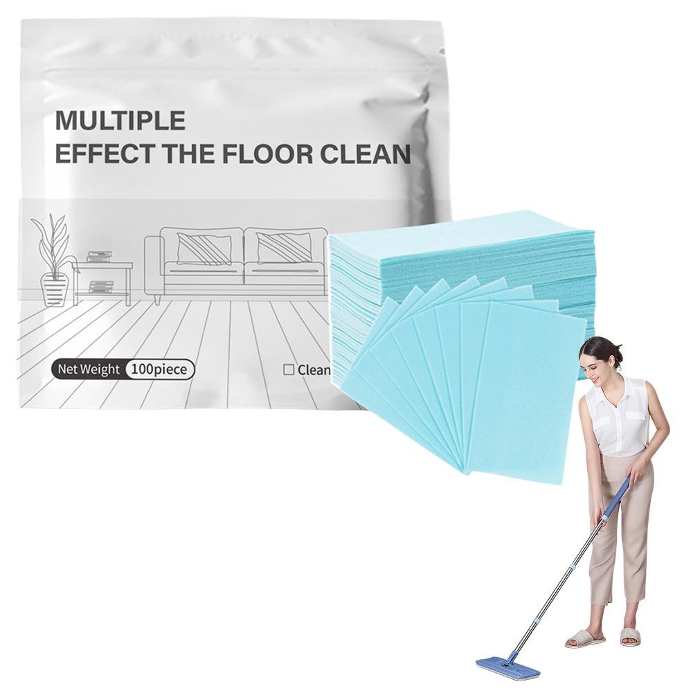 Water Soluble Floor Mopping Sheets for Hardwood Tile Laminate Marble Floors