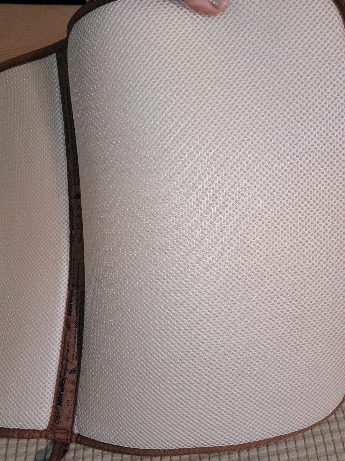 Norwex Dish Mat Netted micro Fiber Antibacterial Baclock Quick Air Dry Brown