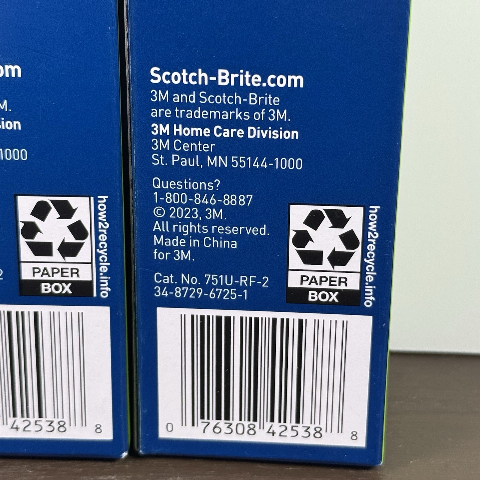 Scotch-Brite Unisex Dishwand Refills Soap Control White Green – 2 Pack – New