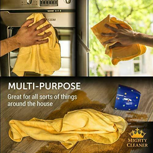 Premium Сar Shammy Towel – 26″ x 17″ – Super Absorbent Chamois Cloth for Car –