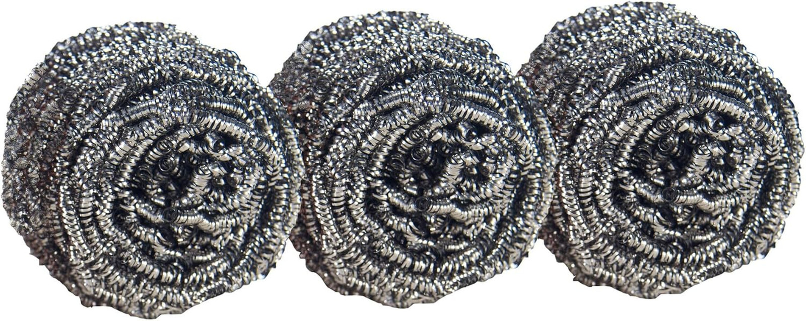Scotch-Brite Stainless Steel Scrubbers, Scouring Pads for Cleaning Tough Baked-O