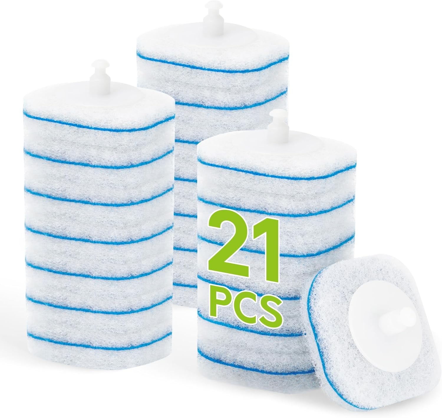 Toilet Bowl Cleaner Wand Refills Compatible with CLOROX, 21 Count Disposable