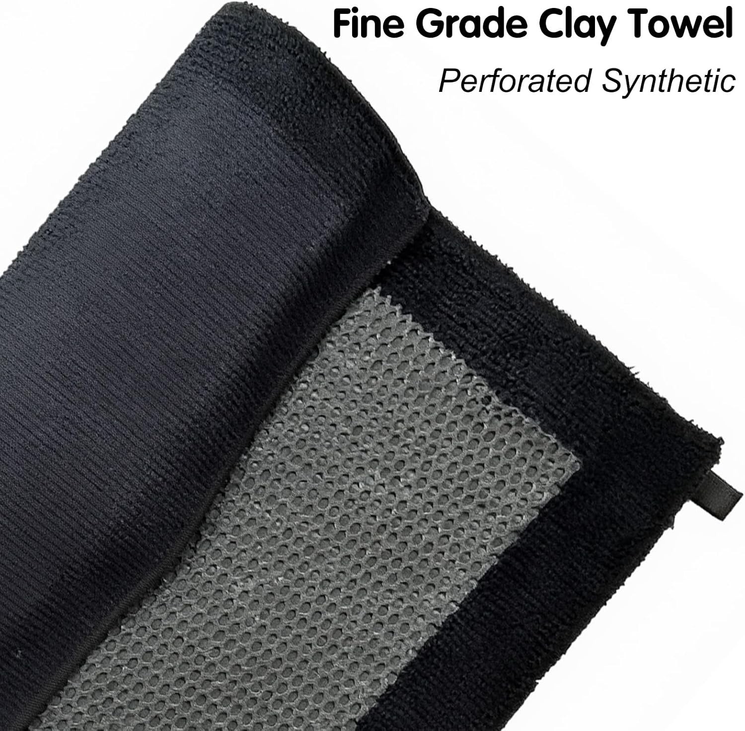 3Pcs Clay Towel Car Detailing Clay Bar Towel 12×12 Rubber Polymer Clay Bar Cloth