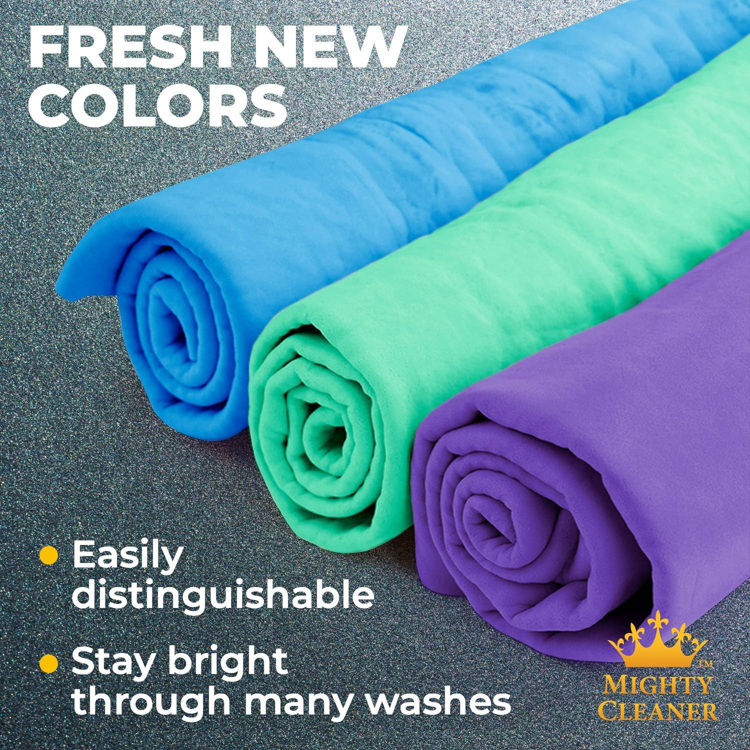 Premium 2Pk +1 Free Shammy Cloth for Car Drying – 26″X17″ – Super Absorbent
