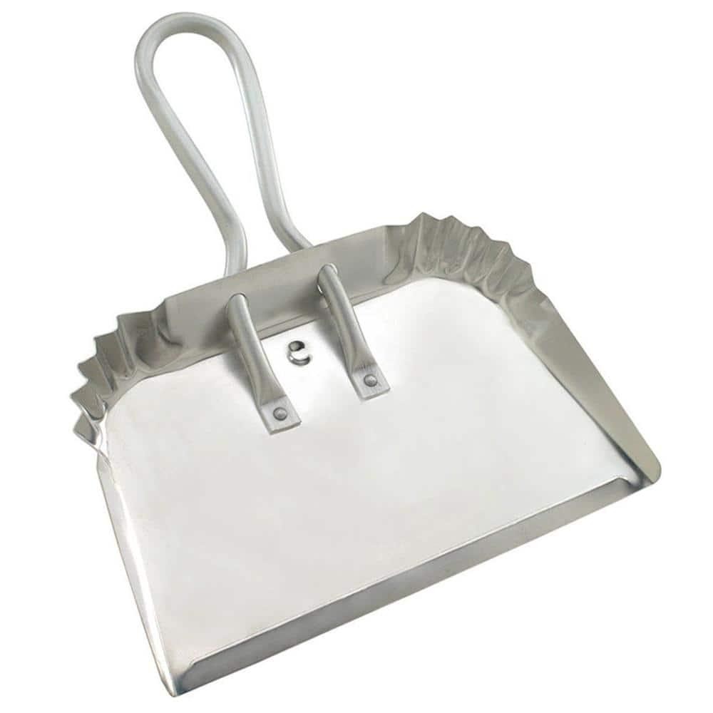 Aluminum Dust Pan Durable 17″ Oversized Handle Cleaning Tool Commercial