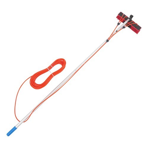 Solar Panel Window Cleaning Tool Outdoor Cleaning Brush & Pole Cleaning Kit