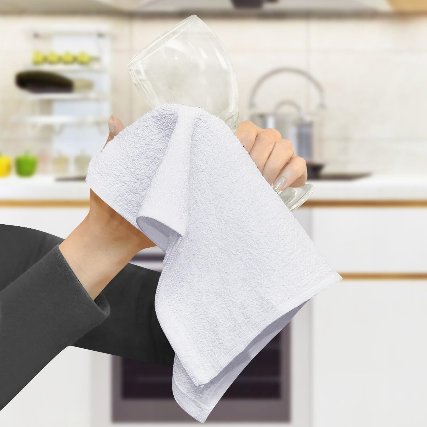 Terry Bar Mop Towels pack Of 60 “ Absorbent And Quick Drying Commercialgrade C