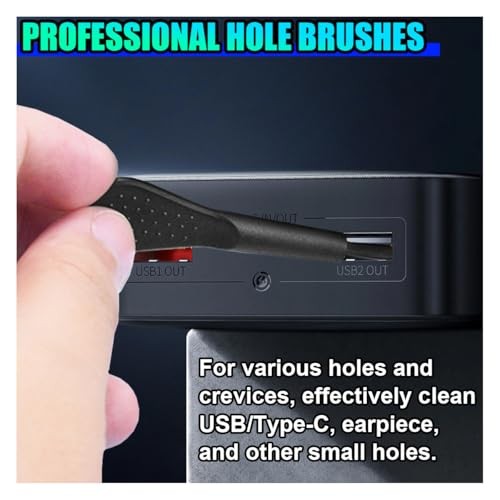 ZIMISI 10PCS Car Detailing Brush Kit, Nylon Anti-Static Car Interior Cleaning