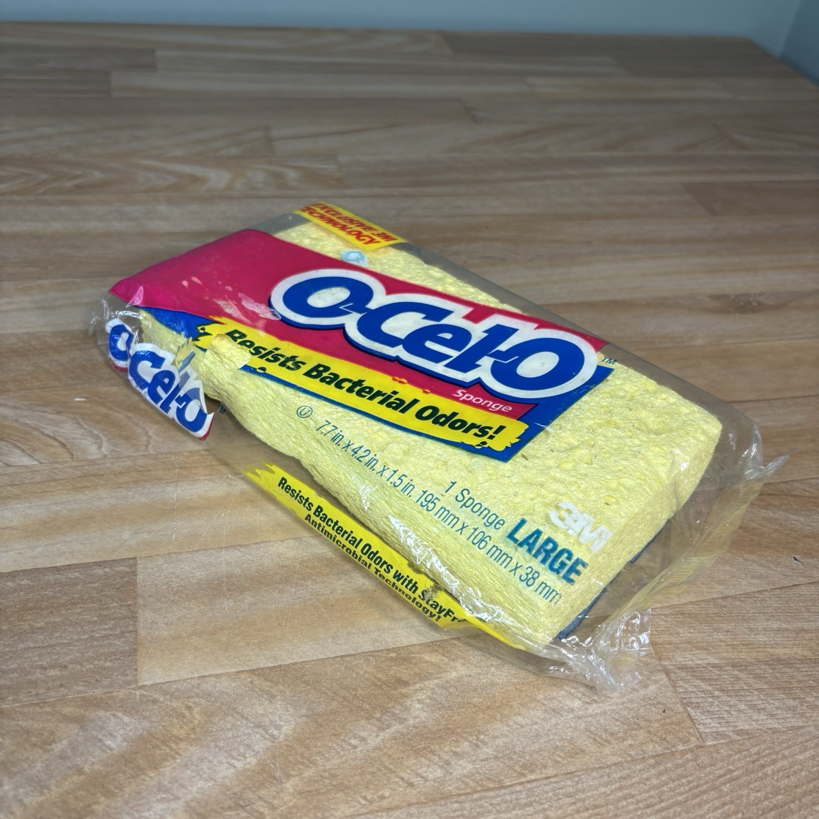 VTG Scotch Brite Ocelo Multi Purpose Large Sponge 3M Antimicrobial 7.7×4.2×1.5”