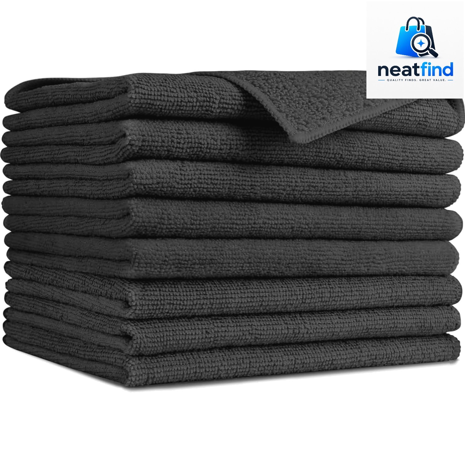 Microfiber Cleaning Cloth-8PK, Soft Microfiber Towels for Cars, Absorbent Cle…