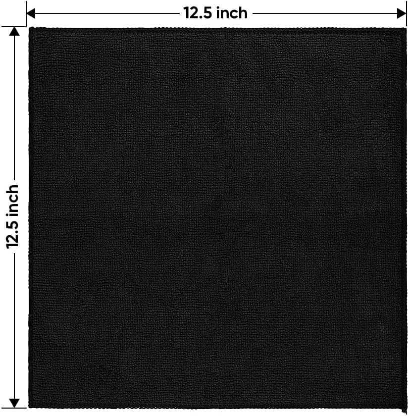 Car Microfiber Cleaning Towels Scratch Free Absorbent 16×16