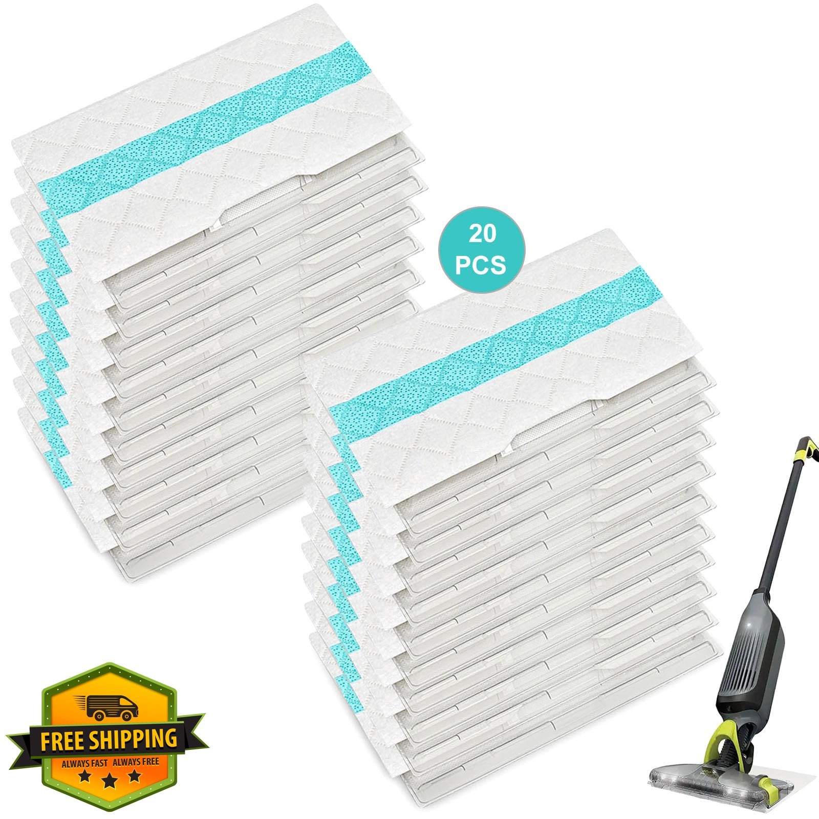 Generic Mop Replacement Pads 20 Pack Absorbent
