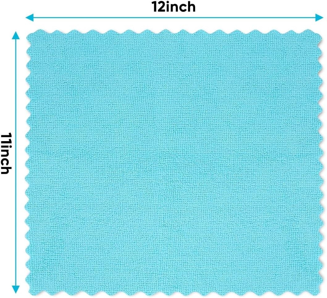 Orighty Microfiber Cloth 24 Pack 12×11 Absorbent Lint Free Reusable
